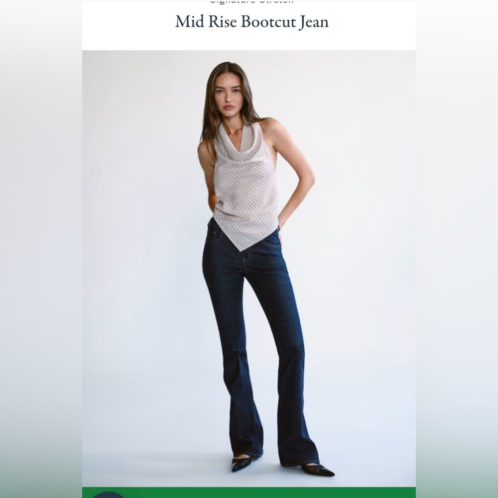 Banana Republic Mid Rise Bootcut Jeans